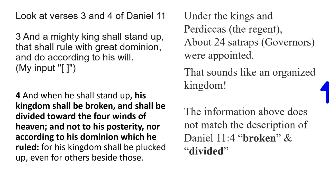 Perdiccas organized 24 governors. It was more organized.